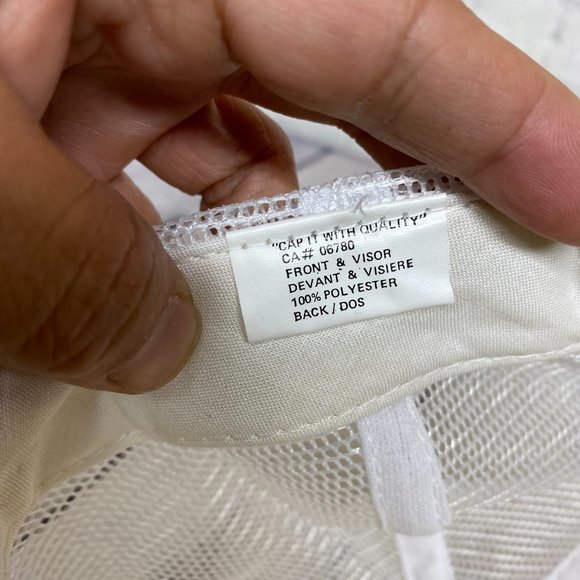 Vintage Trucker Oilfield Hat Mesh Cap Leaf White Capping 10 Year Syncrude Canada - Picture 9 of 10